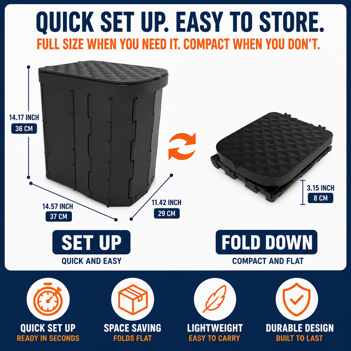 RoadRelief™ – Emergency Portable Toilet