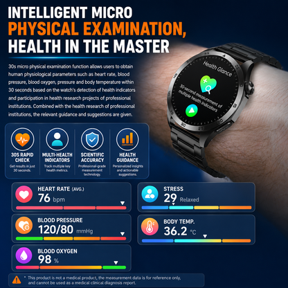 PulseGuard™ Pro AMOLED Smartwatch