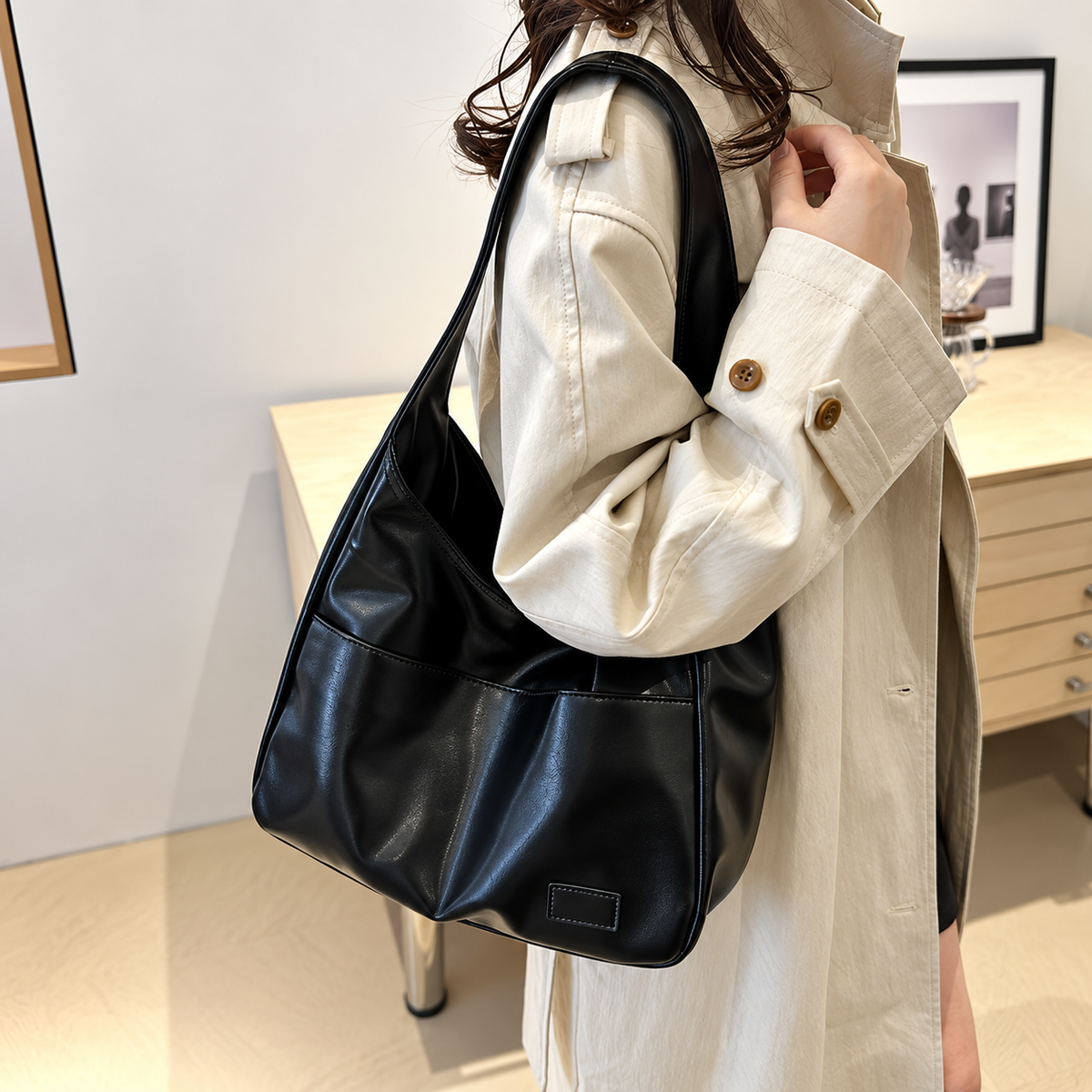 Velmora™ – Everyday Soft Shoulder Bag