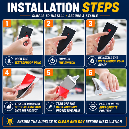 NightFin™ Smart Solar Warning Light