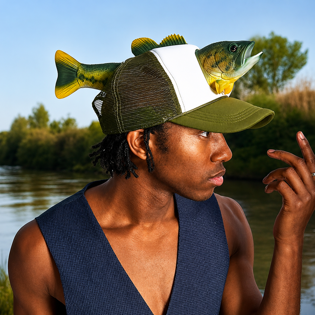 CatchKing™ 3D Fish Trucker Hat