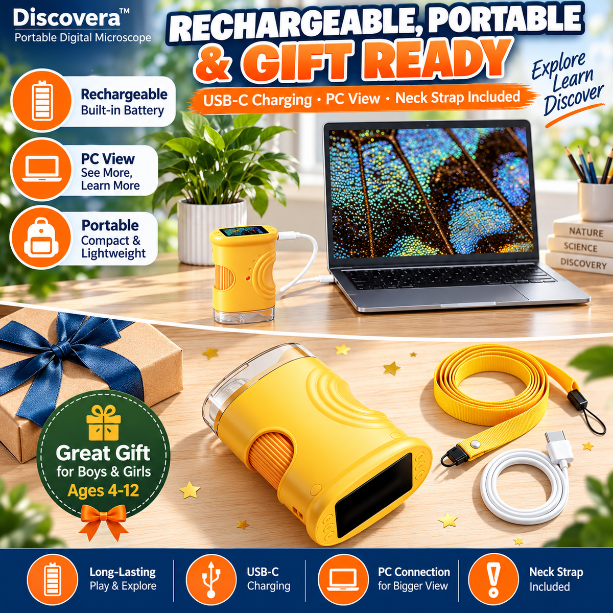 Discovera™ – Portable Digital Microscope