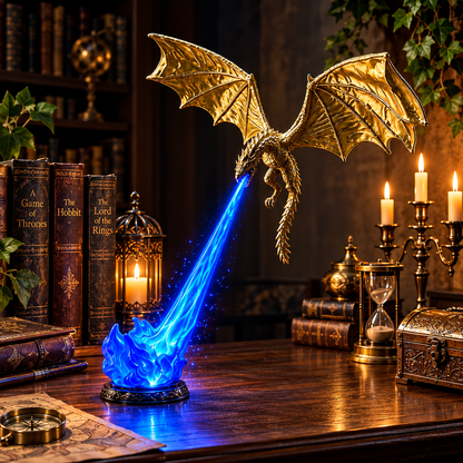 Dracora™ – Fire-Breathing Dragon Shelf Ligh