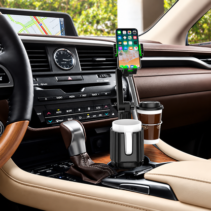 Driveora™ 2-in-1 Cup & Phone Holder