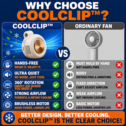 CoolClip™ Personal Cooling Fan