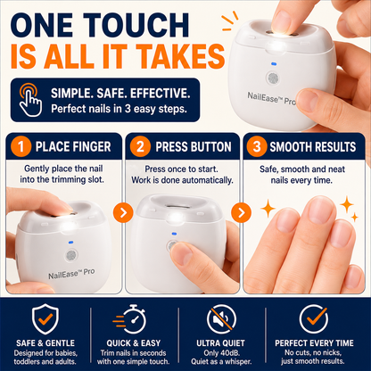 NailEase™ Pro – One-Touch Nail Trimming Device
