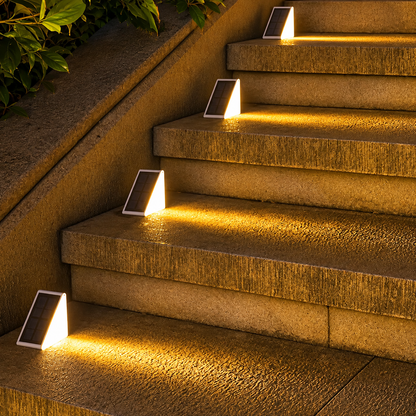 Stepora™ – 4-Pack Solar Stair Lights