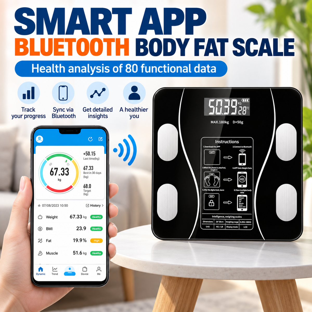BodyTrack™ – Smart Health Scale