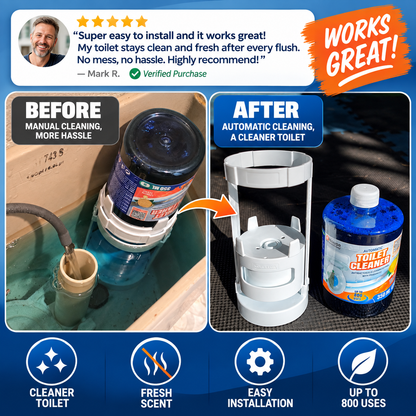 Flushora™ – Automatic Toilet Cleaning System