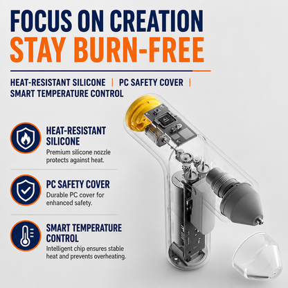 GlueNova™ Pro – Smart Cordless Glue Gun