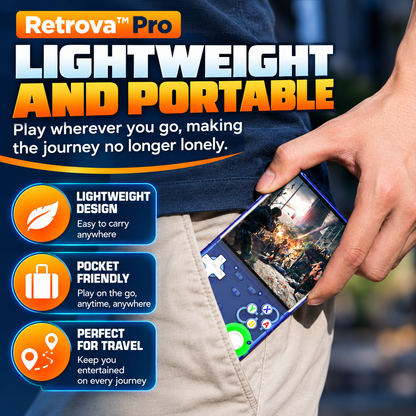 Retrova™ Pro Handheld Gaming Console