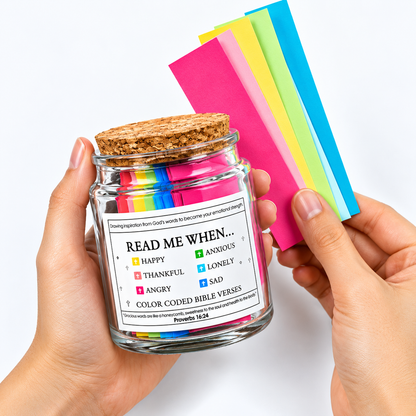 Verseora™ – Color-Coded Bible Verse Jar