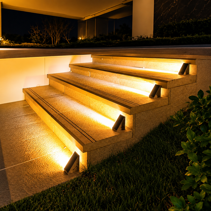 Stepora™ – 4-Pack Solar Stair Lights