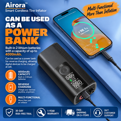 Airora™ – Smart Cordless Tire Inflator