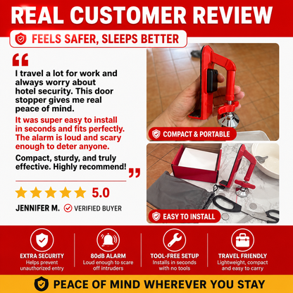 DoorGuard™ – Portable Door Security Alarm