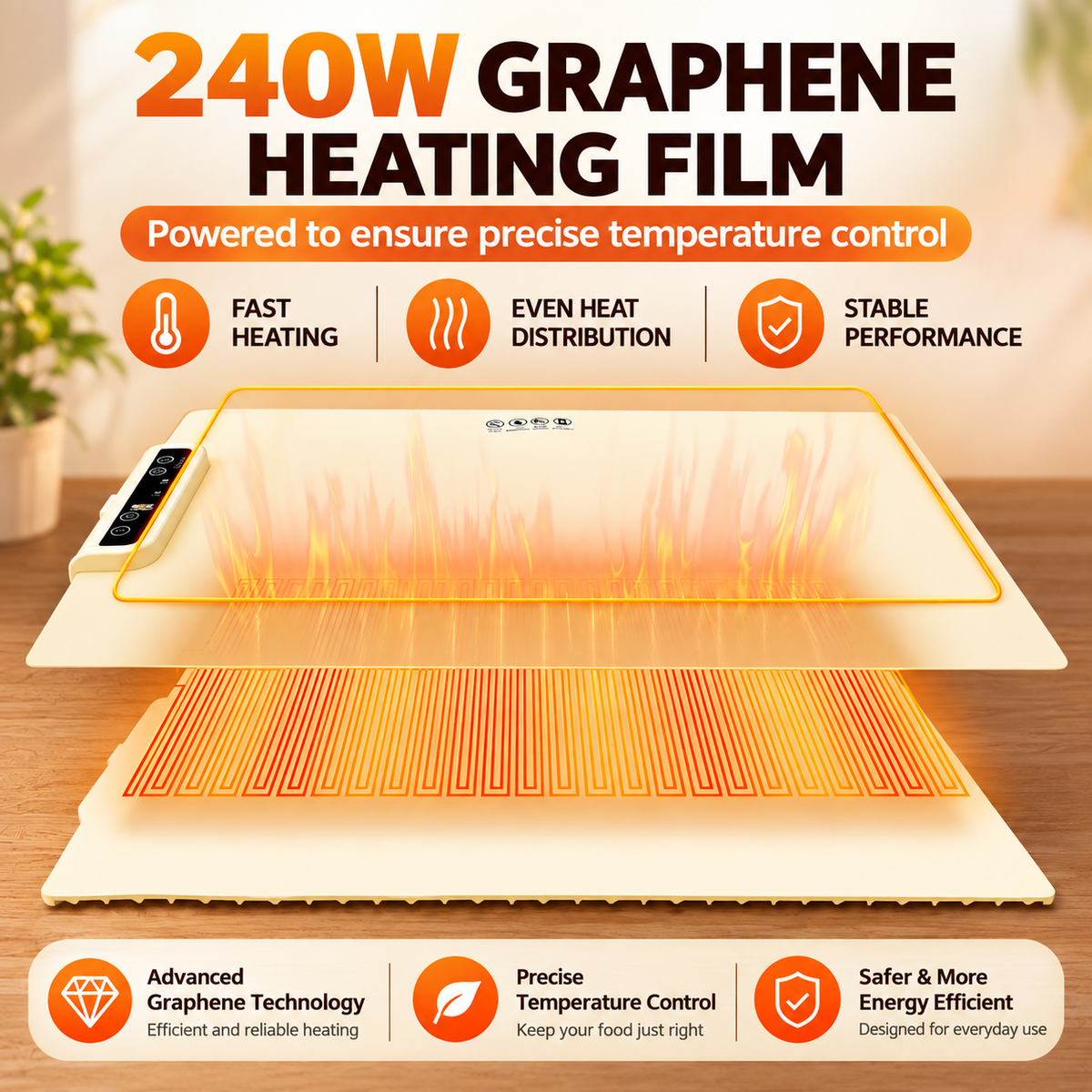 Warmora™ – Smart Roll-Up Food Warming System