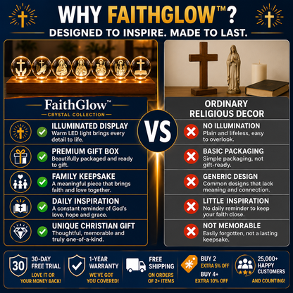 FaithGlow™ Crystal Collection – A Daily Reminder of God's Presence