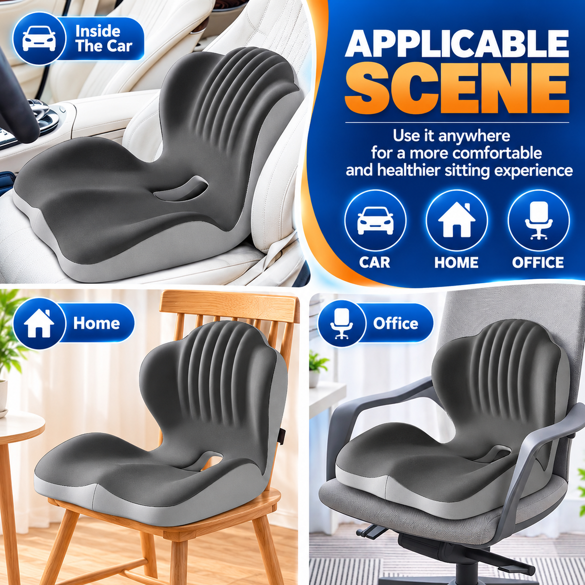 Postura™ – Ergonomic Full-Seat Support