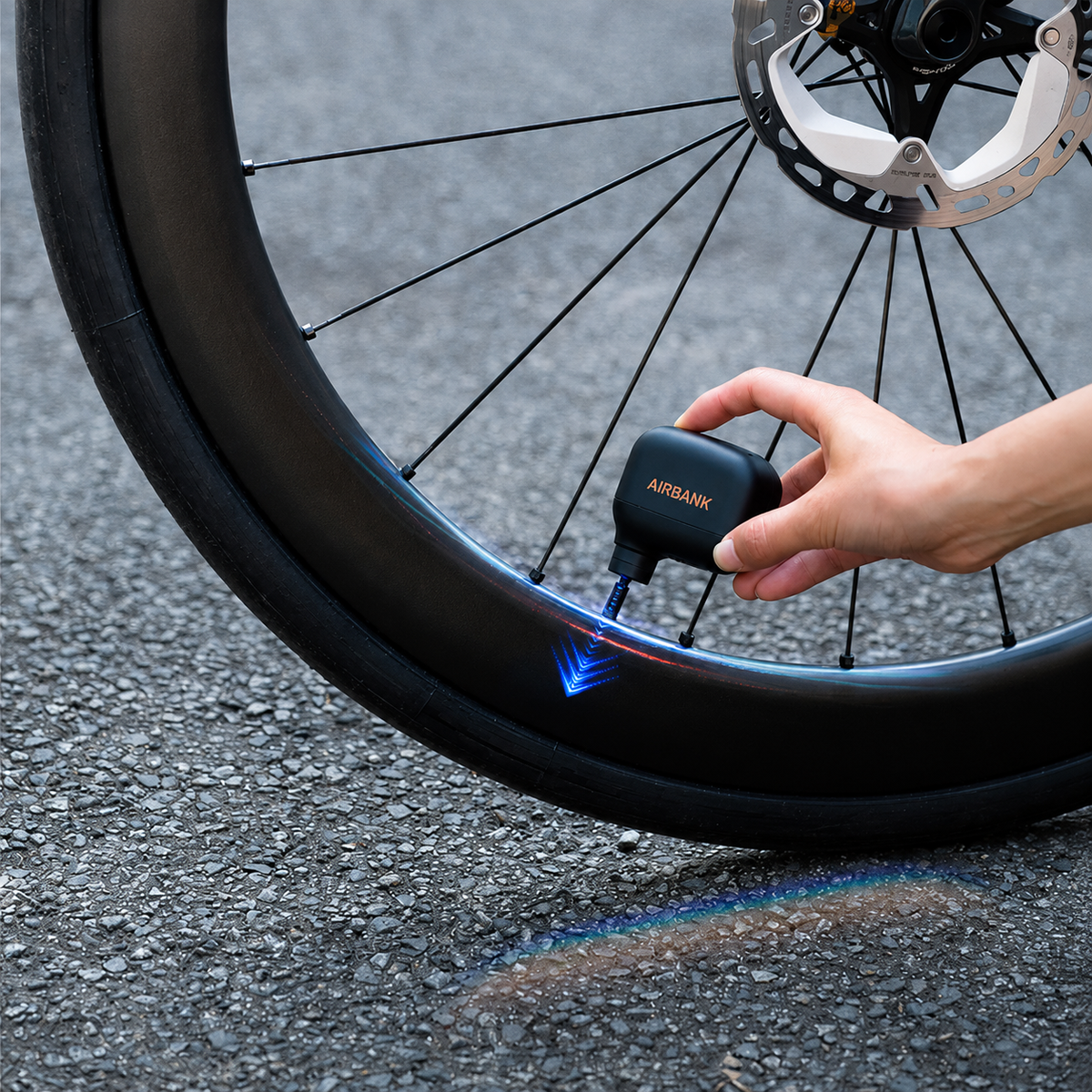 AirBolt™ Pocket Electric Bike Inflator