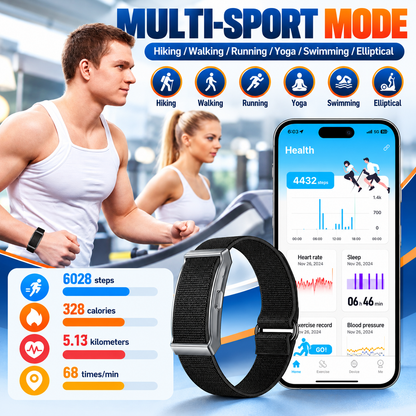 Vitala™ – Screenless Fitness & Wellness Tracker