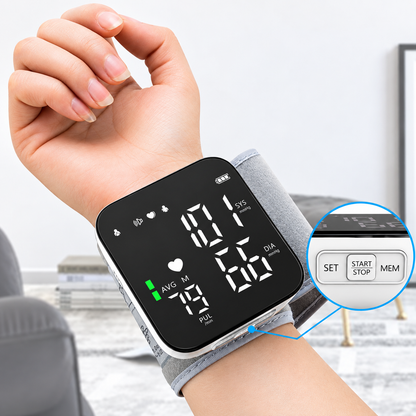 Pulseora™ – Smart Wrist Blood Pressure Monitor