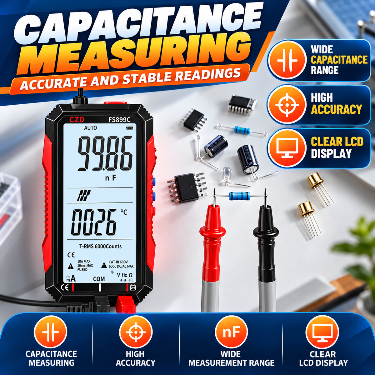 Voltora™ Smart Digital Multimeter