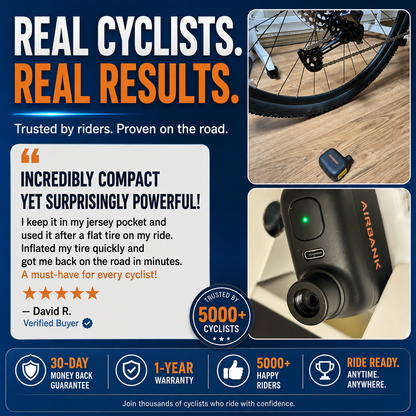 AirBolt™ Pocket Electric Bike Inflator