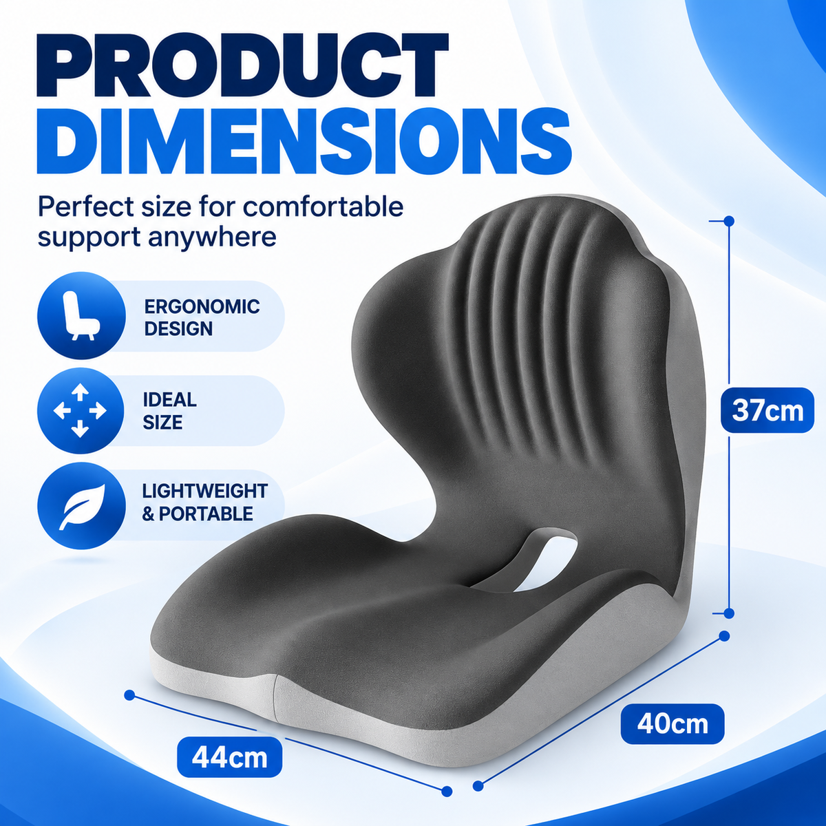 Postura™ – Ergonomic Full-Seat Support