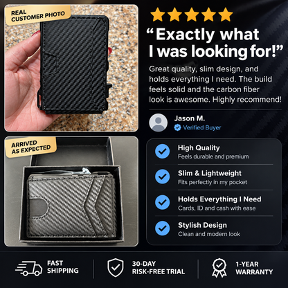 Cardora™ – Smart Pop-Up RFID Wallet