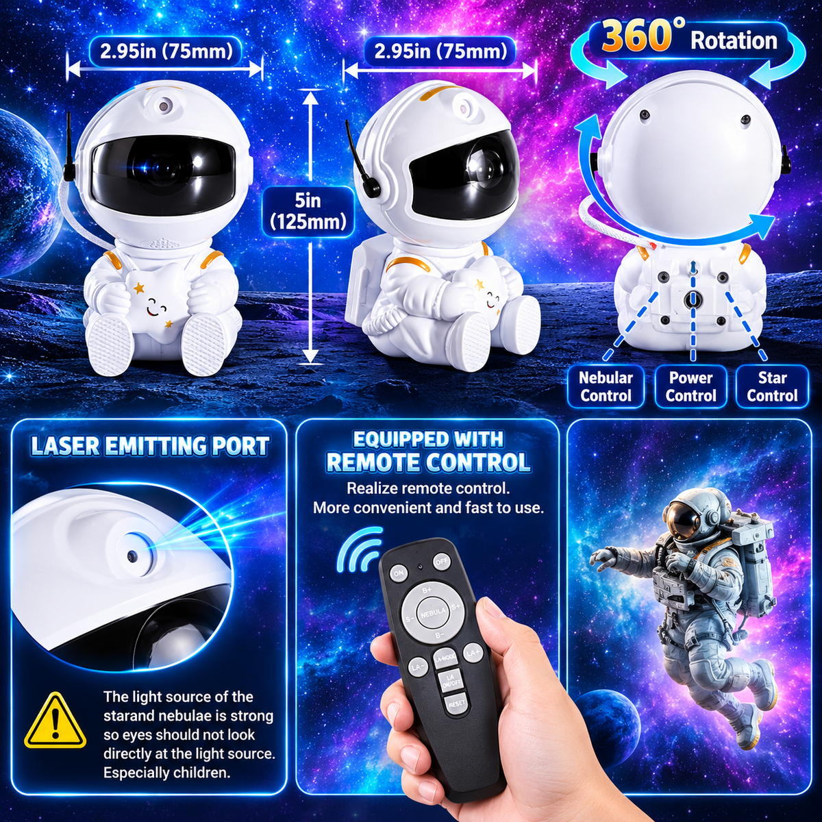 Astroora™ – Immersive Galaxy Projector