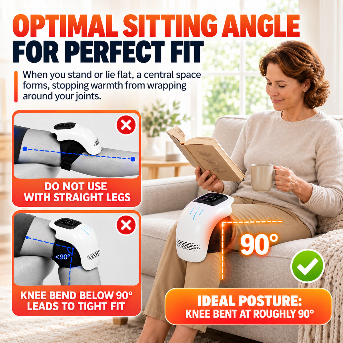 Kneora™ – Smart Knee Comfort Massager