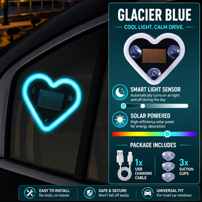RomanticGlow™ – Solar Heart Light