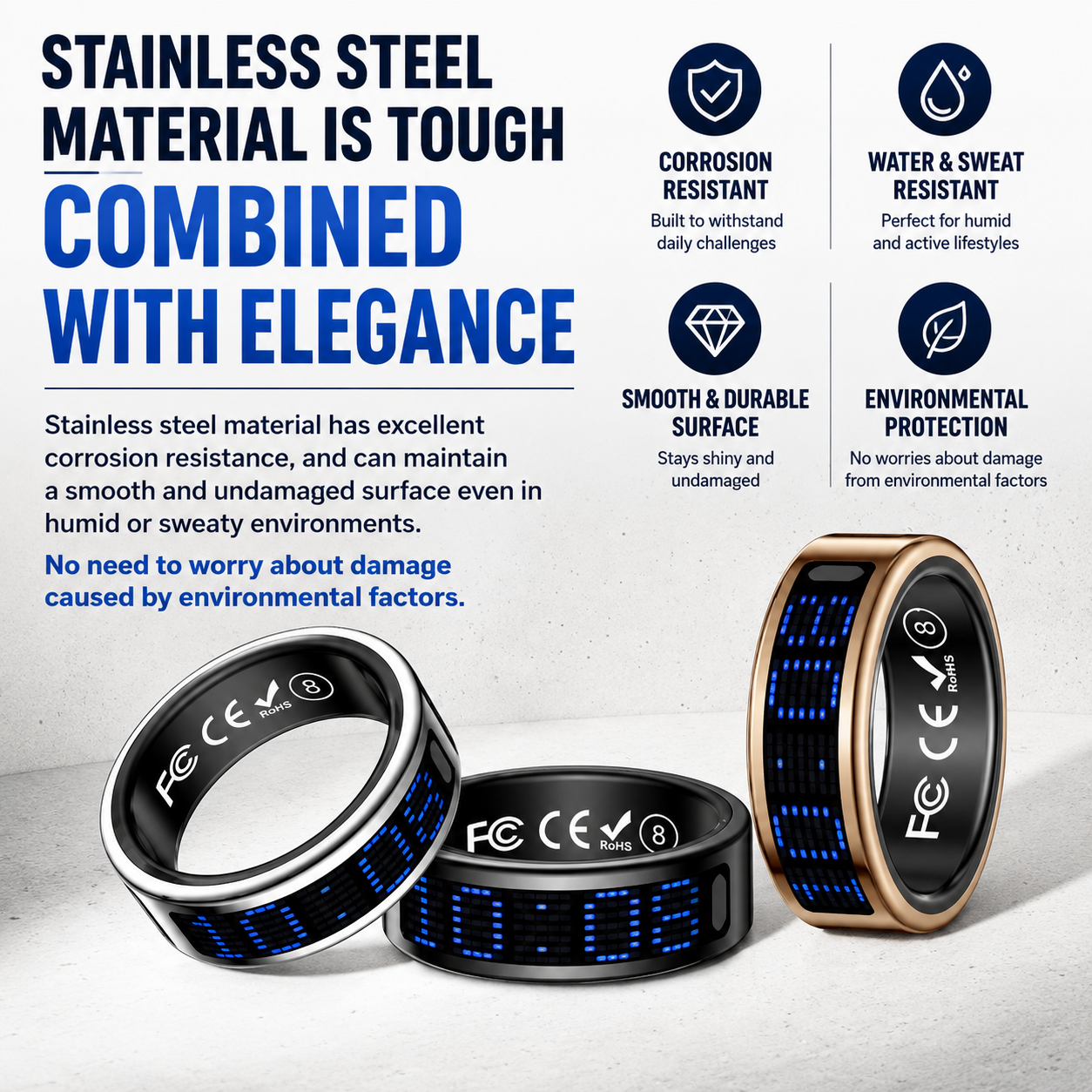 AuraSync™ Smart Health Ring