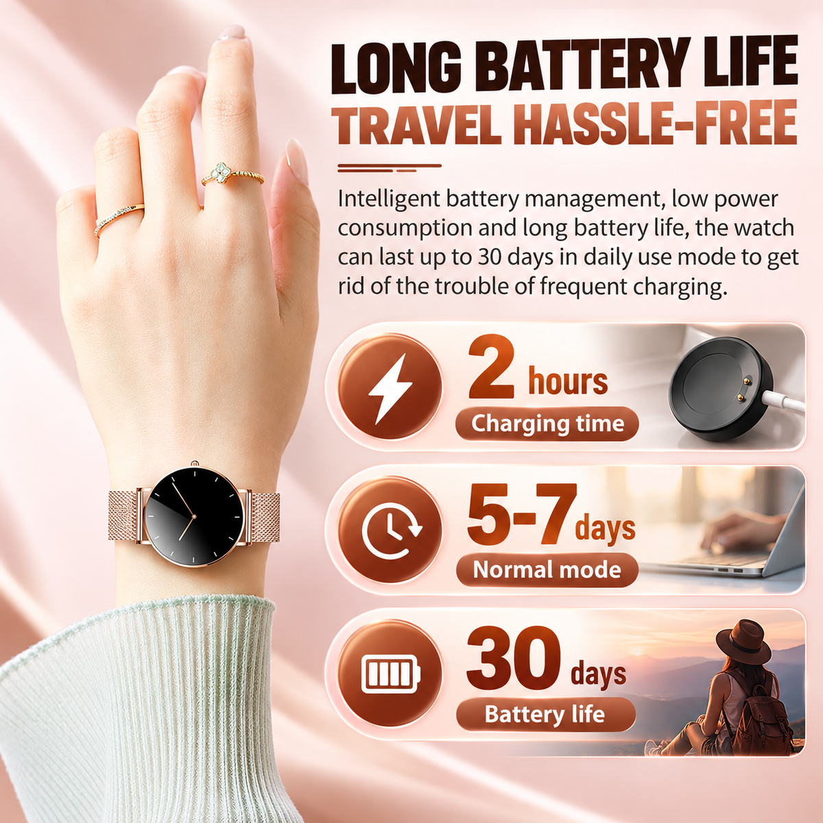 Velmora™ – Ultra-Slim AMOLED Smartwatch