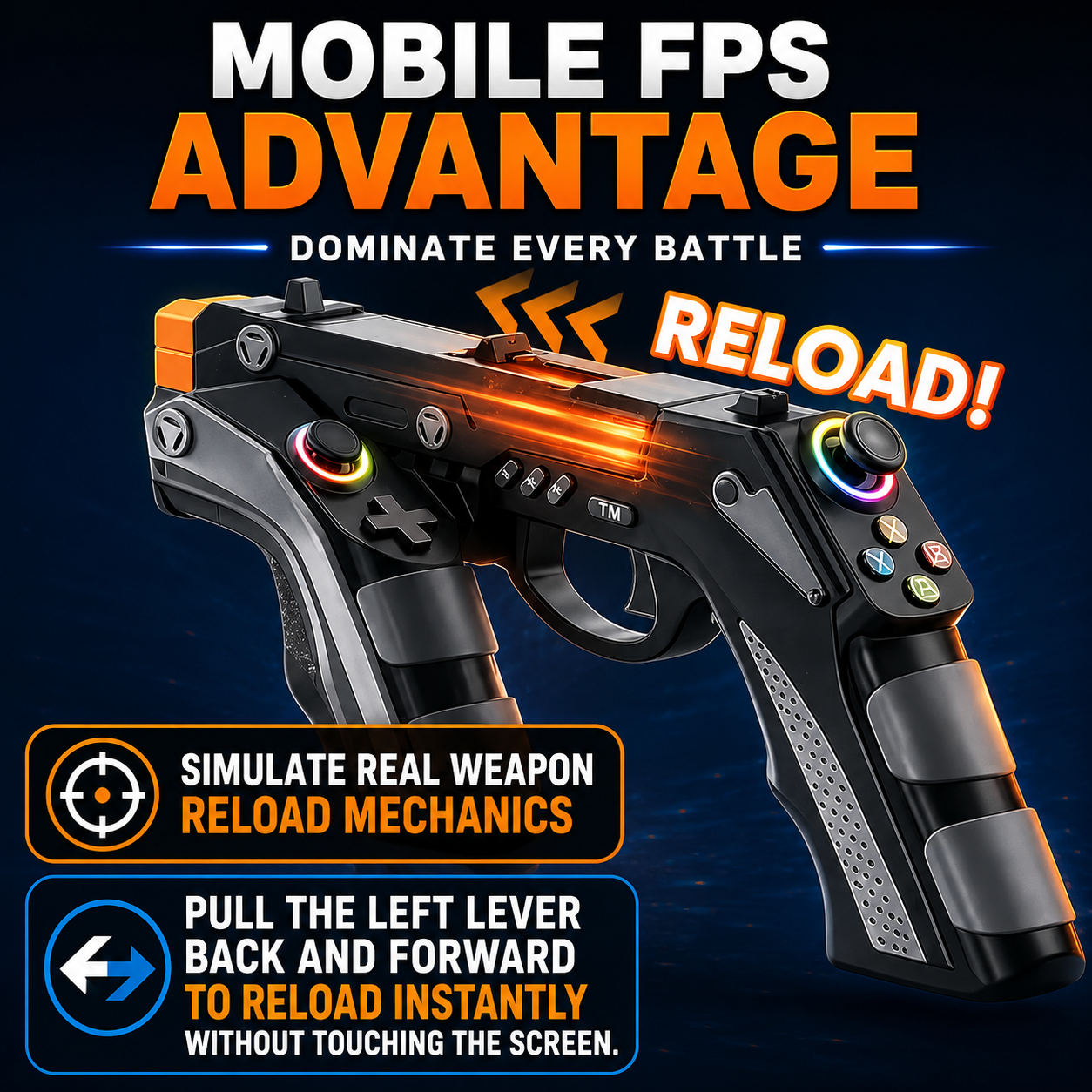 GunGrip™ Motion Gaming Controller