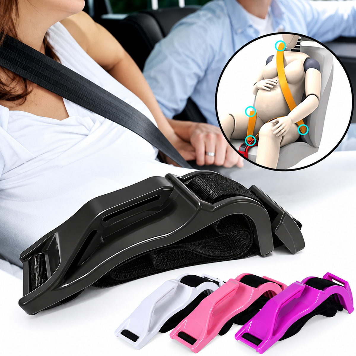 Bumpora™ Pregnancy Seat Belt Comfort Adjuster