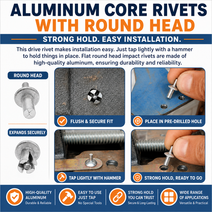 HammerLock™ – Aluminum Alloy Quick-Drive Rivets