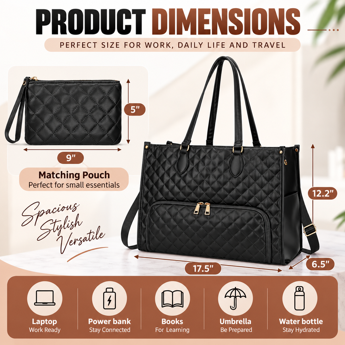 CarryFresh™ – 2-in-1 Work & Insulated Lunch Tote