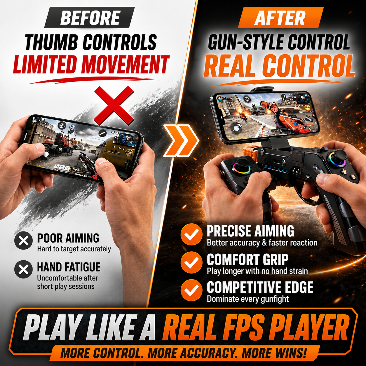 GunGrip™ Motion Gaming Controller