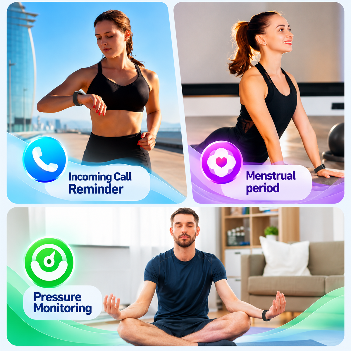 Vitala™ – Screenless Fitness & Wellness Tracker