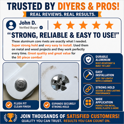 HammerLock™ – Aluminum Alloy Quick-Drive Rivets