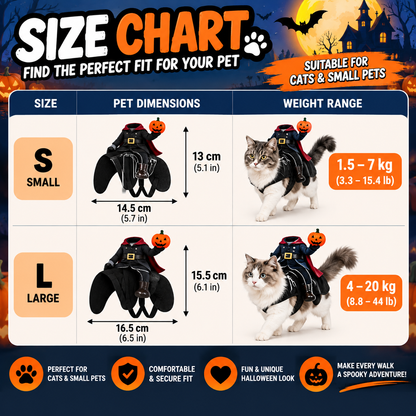 SpookyRider™ – 3D Headless Horseman Pet Costume