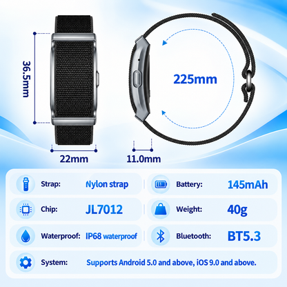 Vitala™ – Screenless Fitness & Wellness Tracker