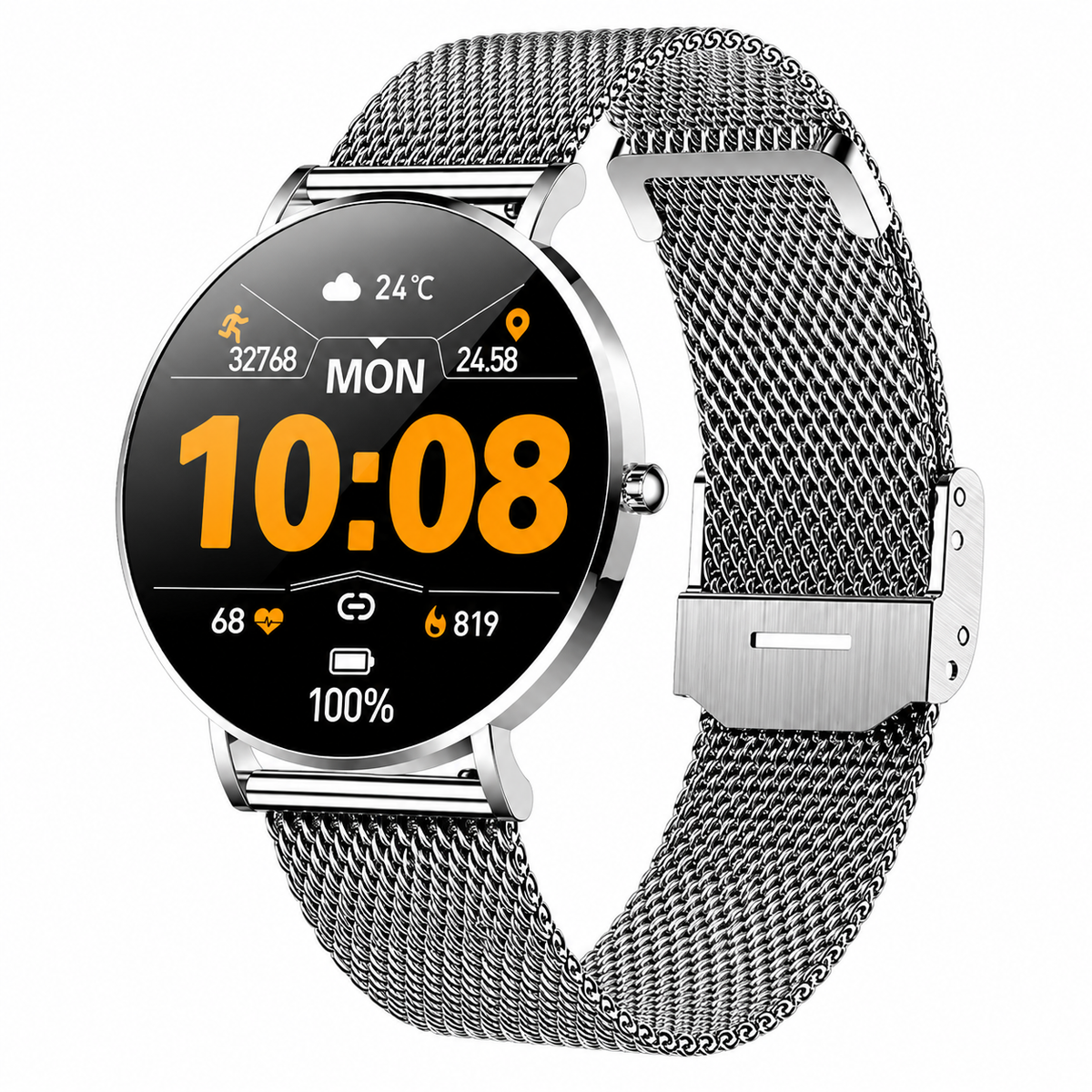 Velmora™ – Ultra-Slim AMOLED Smartwatch