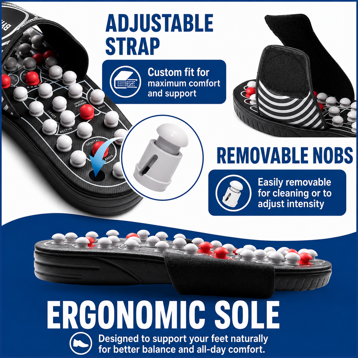 SoleRelief™ Acupressure Sandals