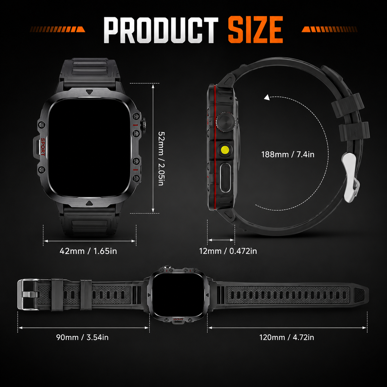 TITAN X™ Rugged Smartwatch