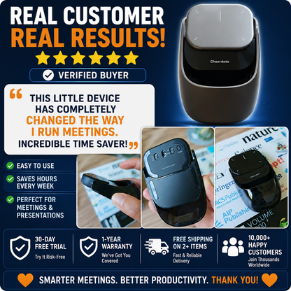 CheerDots™ AI Meeting Mouse