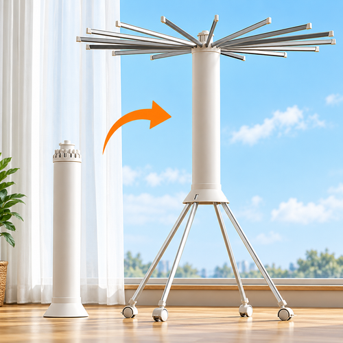 DrySpin™ – Collapsible 360° Drying System