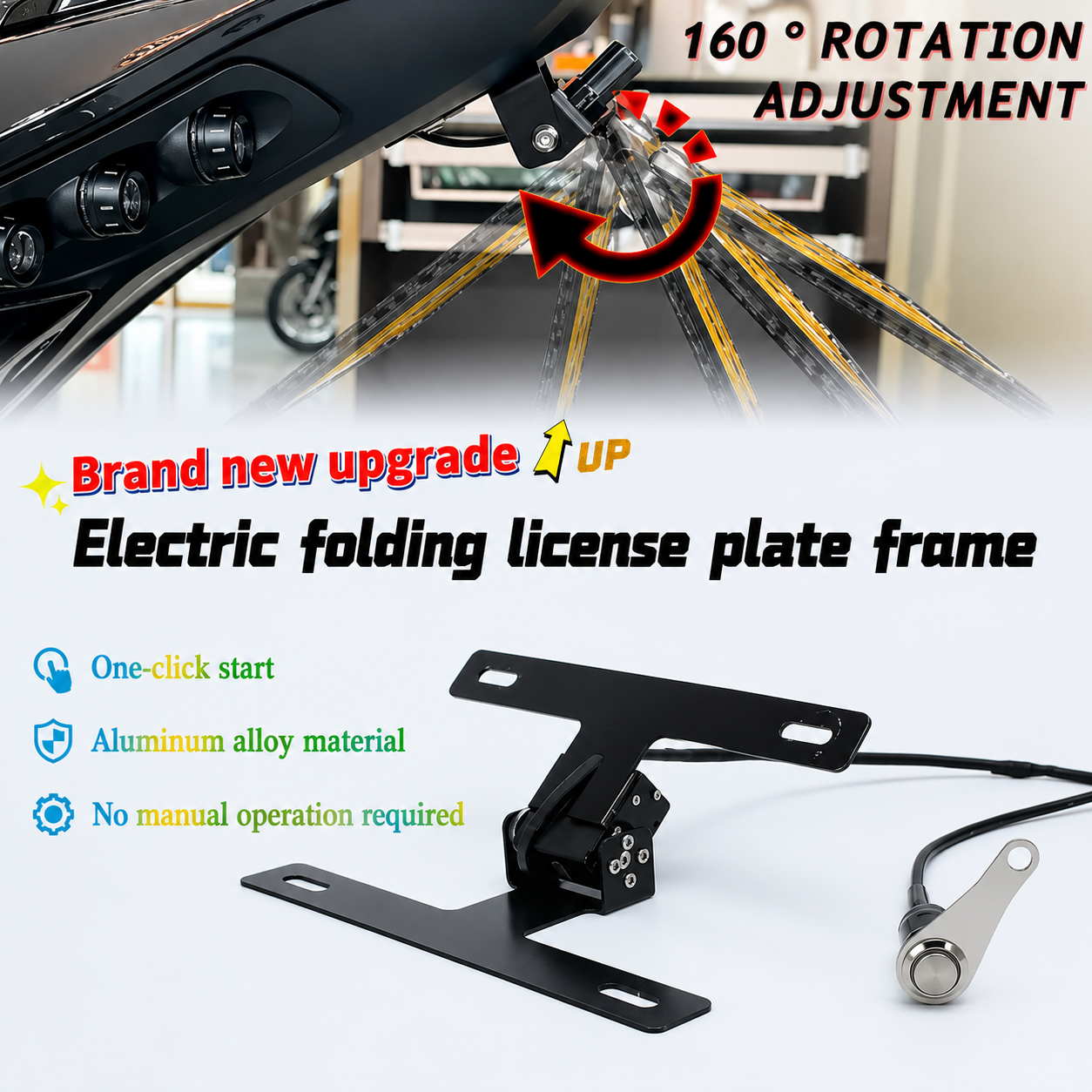 StealthFlip™ License Plate Holder