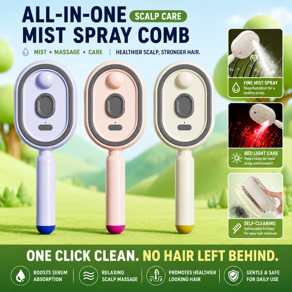 ScalpSpa™ Pro 3-in-1 Hair Therapy Brush